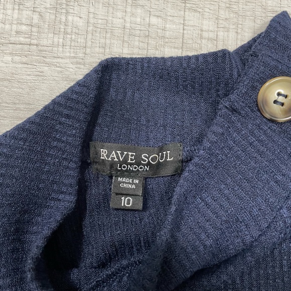 Navy above the knee sexy bodycon stretchy dress - Picture 4 of 5